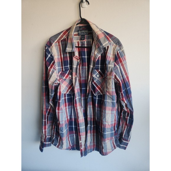 American Rag Cie Other - American Rag Long Sleeve Plaid Flannel Button Up Men's Cotton Shirt Size XL